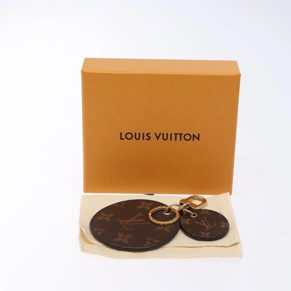 LOUIS VUITTON Reverse Giant Porte Cles Illustre Charm Gold - Picture 1 of 14